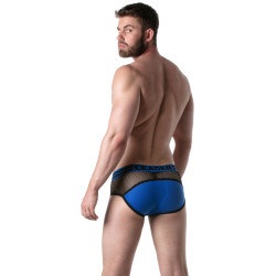 LEADER Slip en mesh LOADED Noir-Bleu